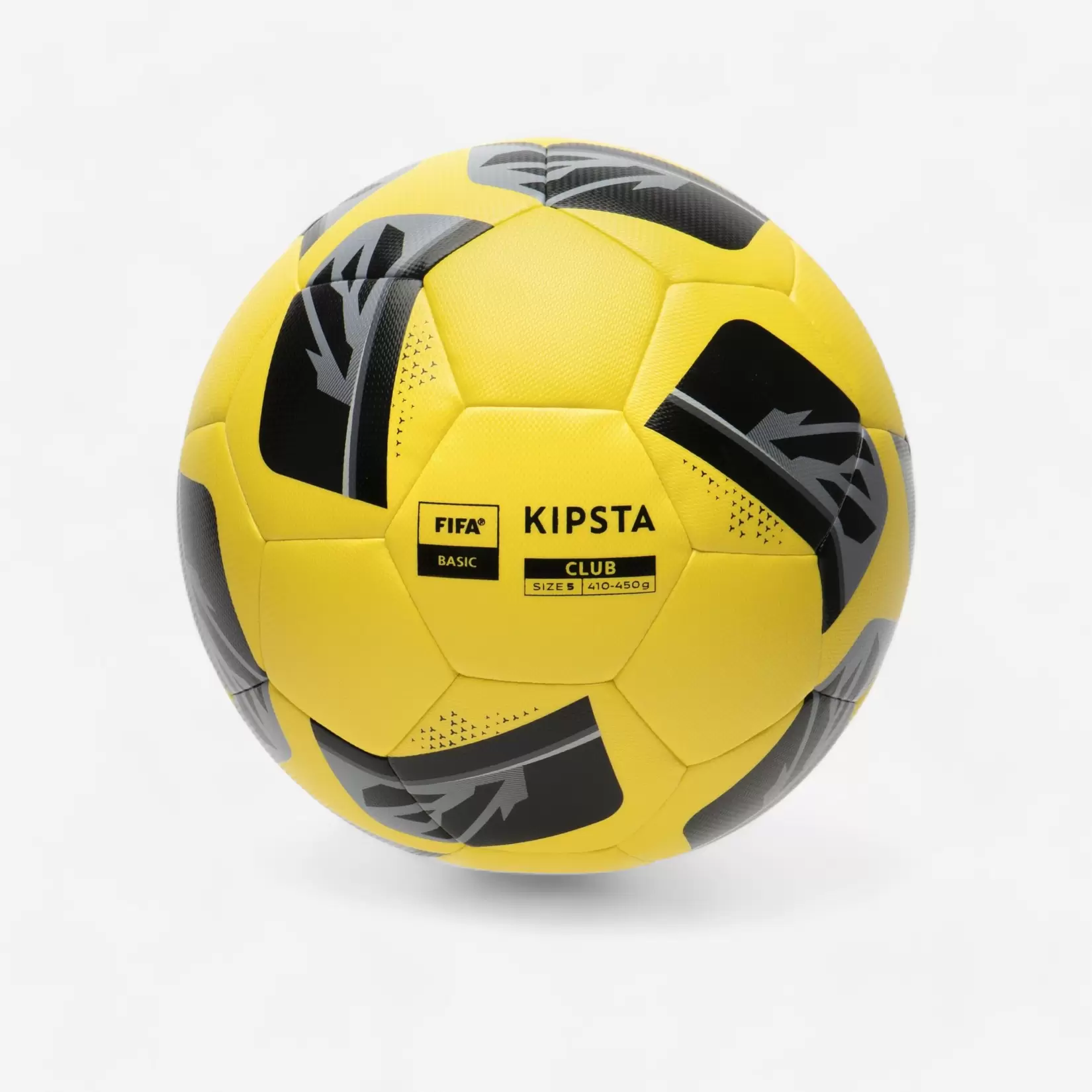 Ballon de football Hybride FIFA BASIC CLUB BALL taille 5 jaune offre à 159 Dh sur Decathlon