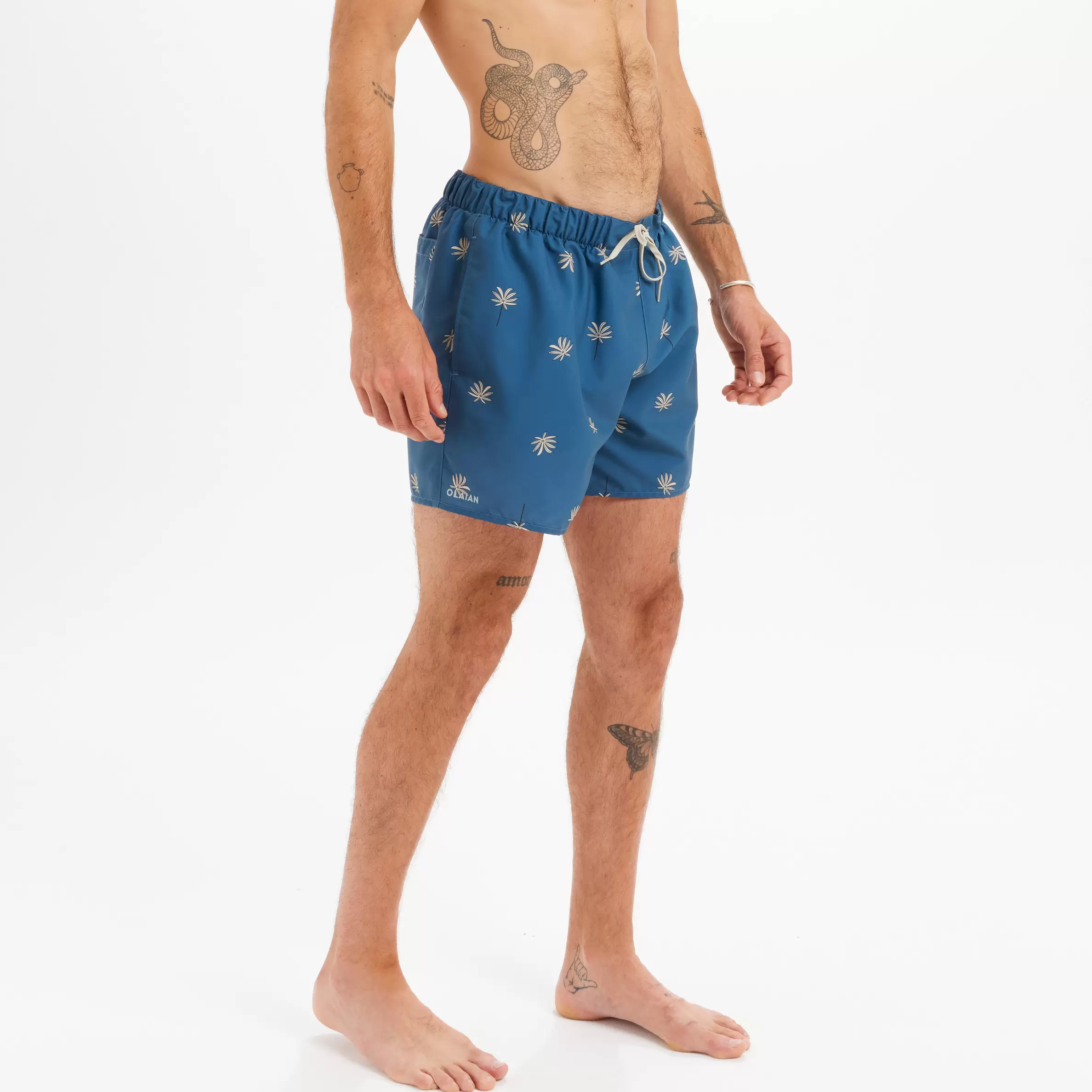 Boardshort surf 100 15" CYCAS BLUE offre à 129 Dh sur Decathlon