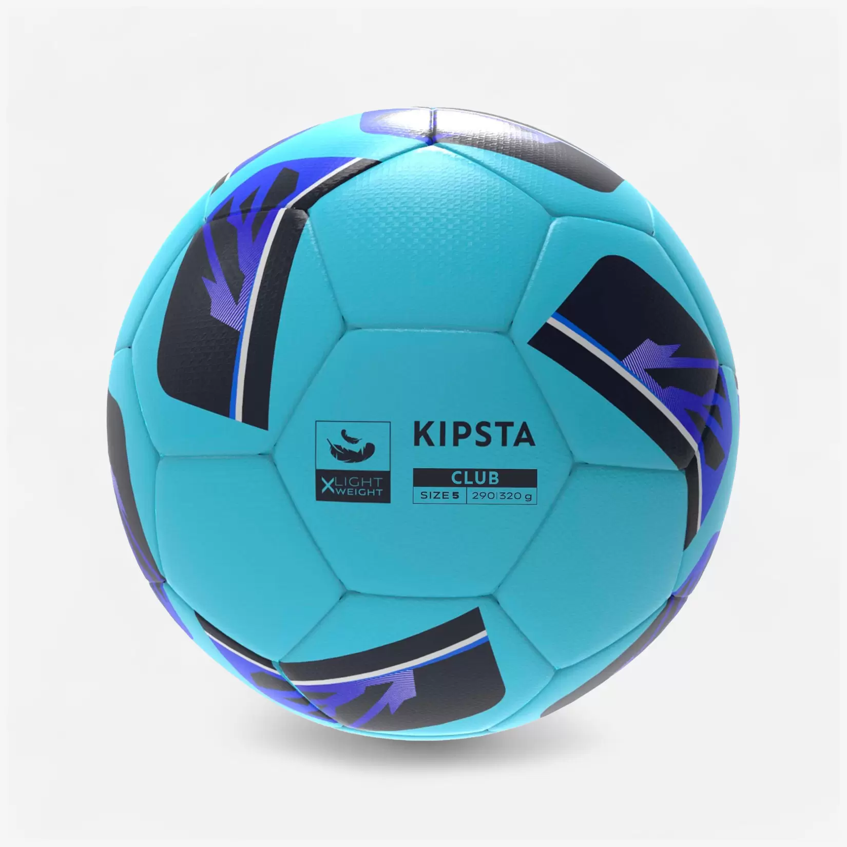 BALLON DE FOOTBALL HYBRIDE CLUB BALL X-LIGHT TAILLE 5 offre à 159 Dh sur Decathlon