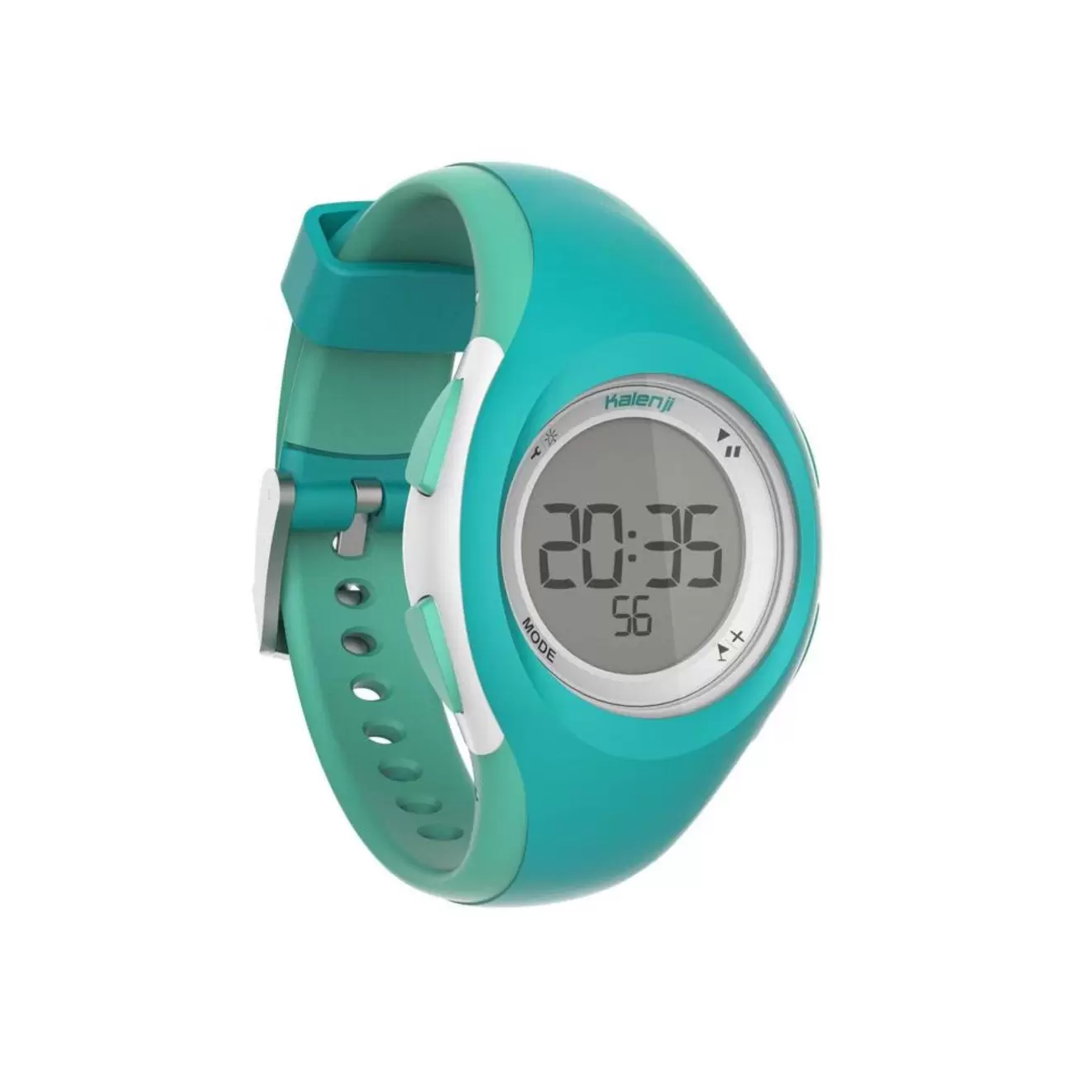 Montre chronomètre de course à pied W200 S verte pastel offre à 149 Dh sur Decathlon