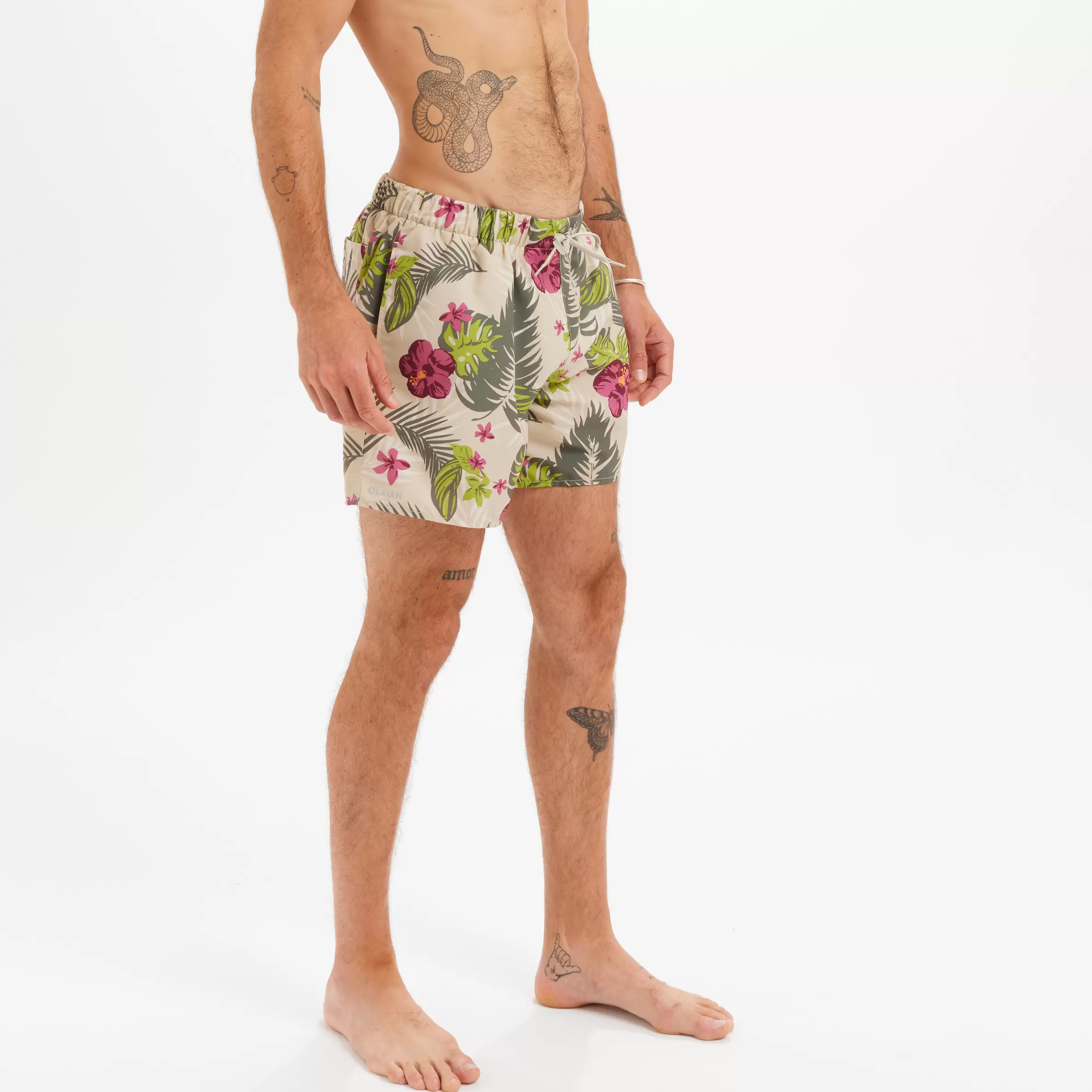 Boardshort surf 100 15" EASY BEIGE offre à 59 Dh sur Decathlon