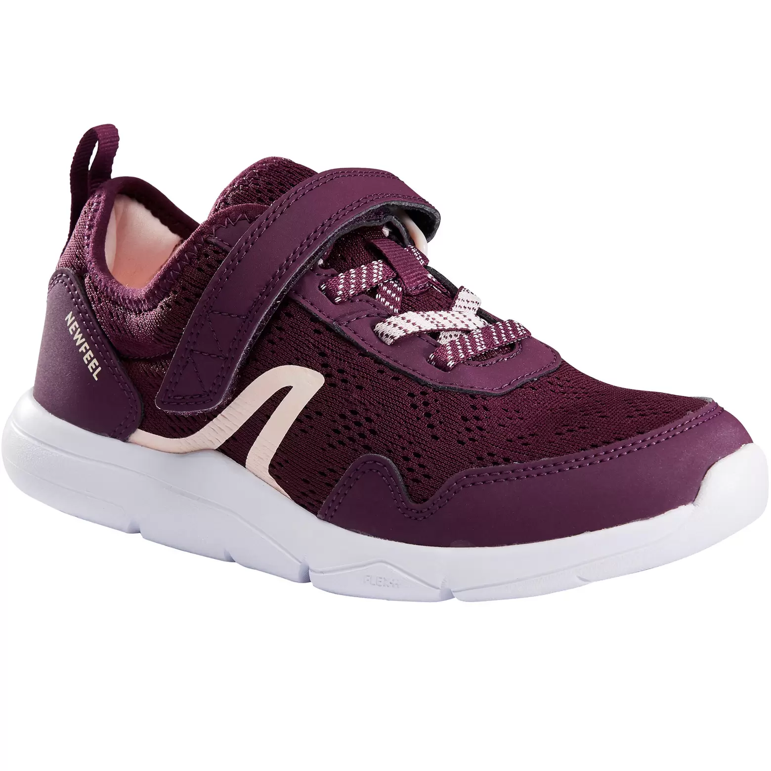 Baskets à scratch enfant - ACTIWALK Super Light violet offre à 199 Dh sur Decathlon