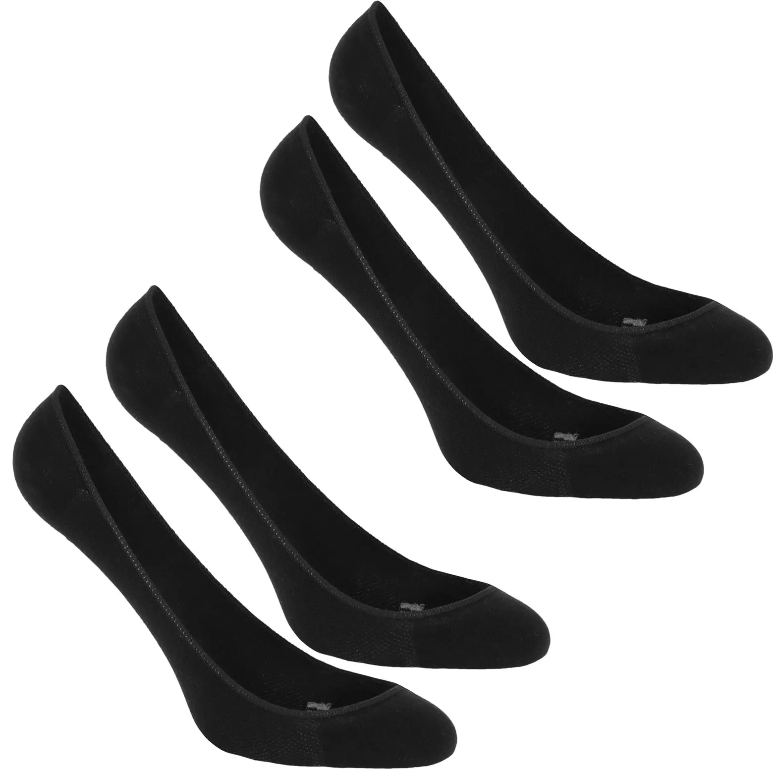 Chaussettes marche sportive WS 140 Fresh Ballerina noir (2 paires) offre à 15 Dh sur Decathlon