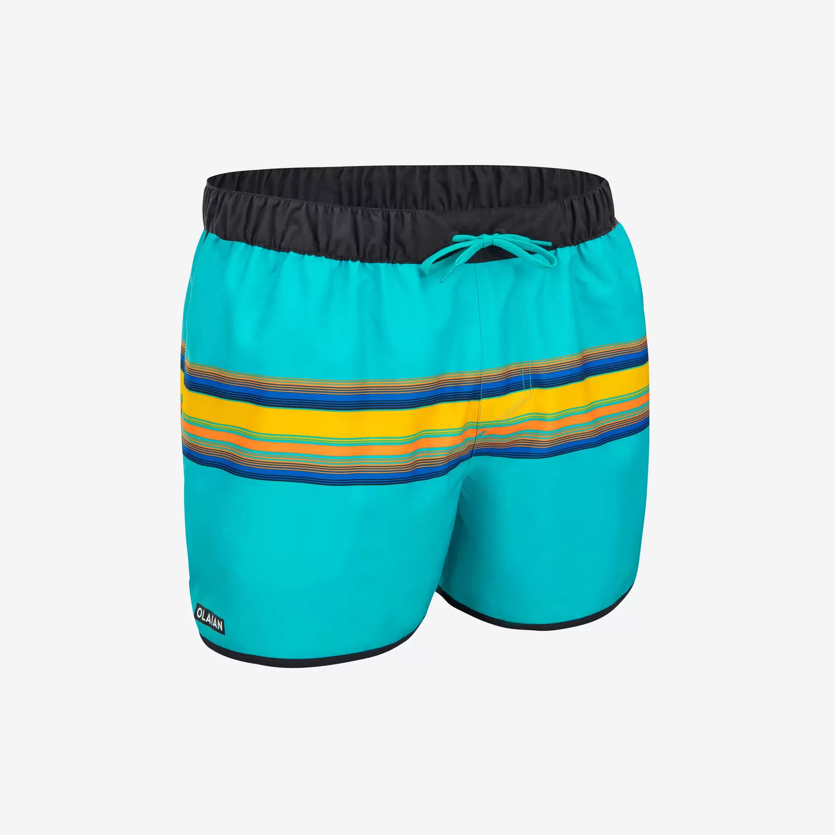 Surf boardshort court 100 SUNSTRIPE GREEN offre à 109 Dh sur Decathlon