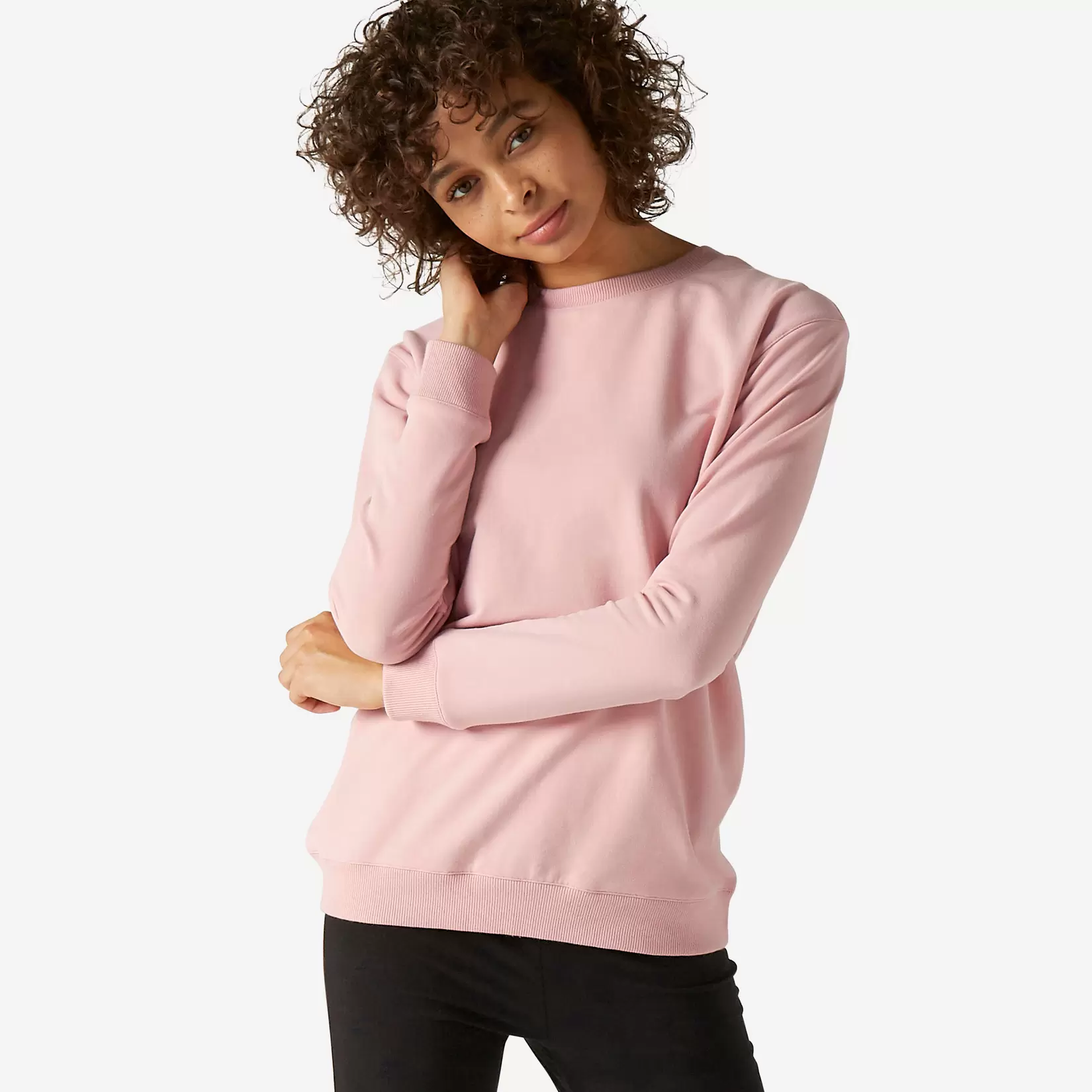 Sweat Fitness Femme - 100 rose offre à 129 Dh sur Decathlon