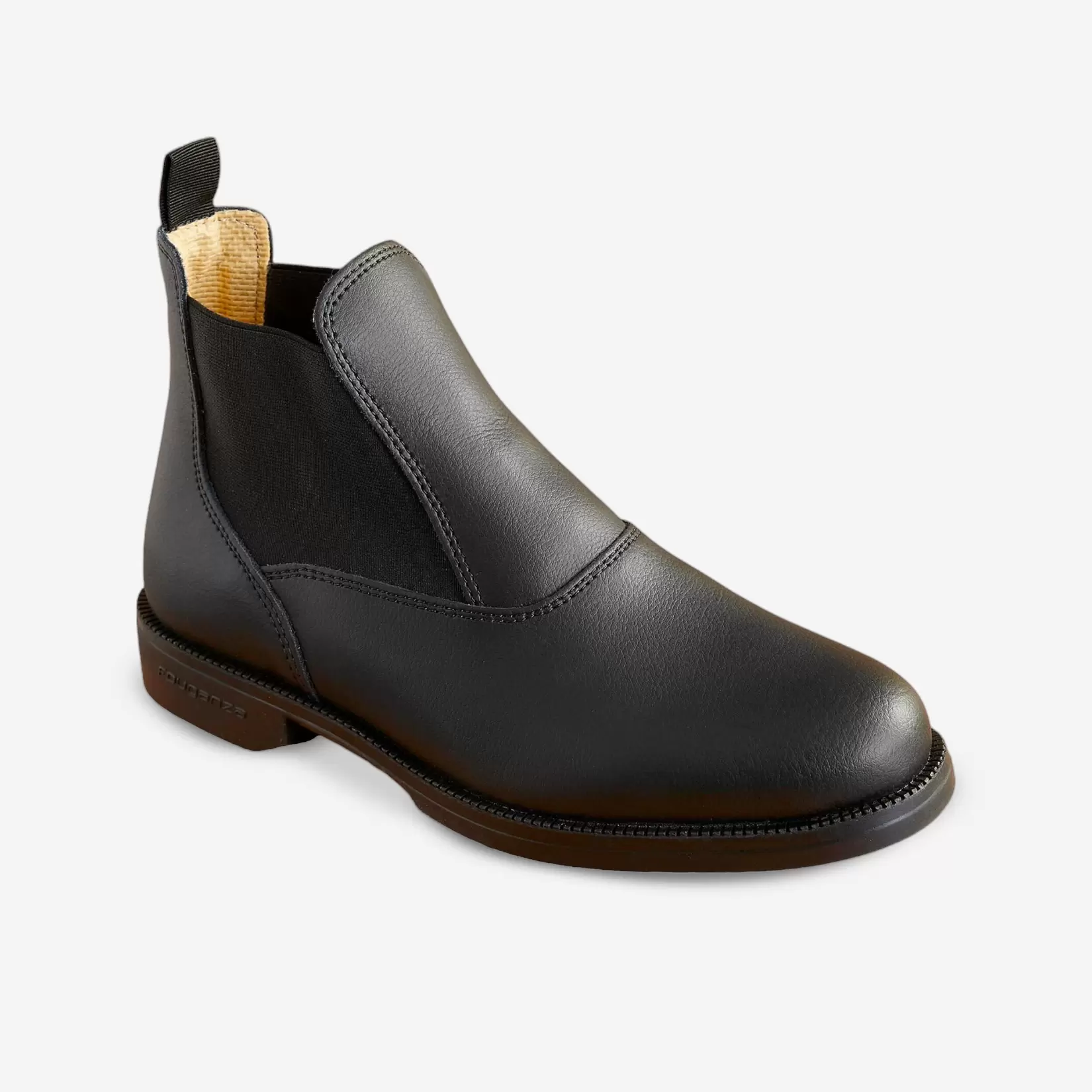 Boots équitation adulte CLASSIC cuir noir offre à 309 Dh sur Decathlon