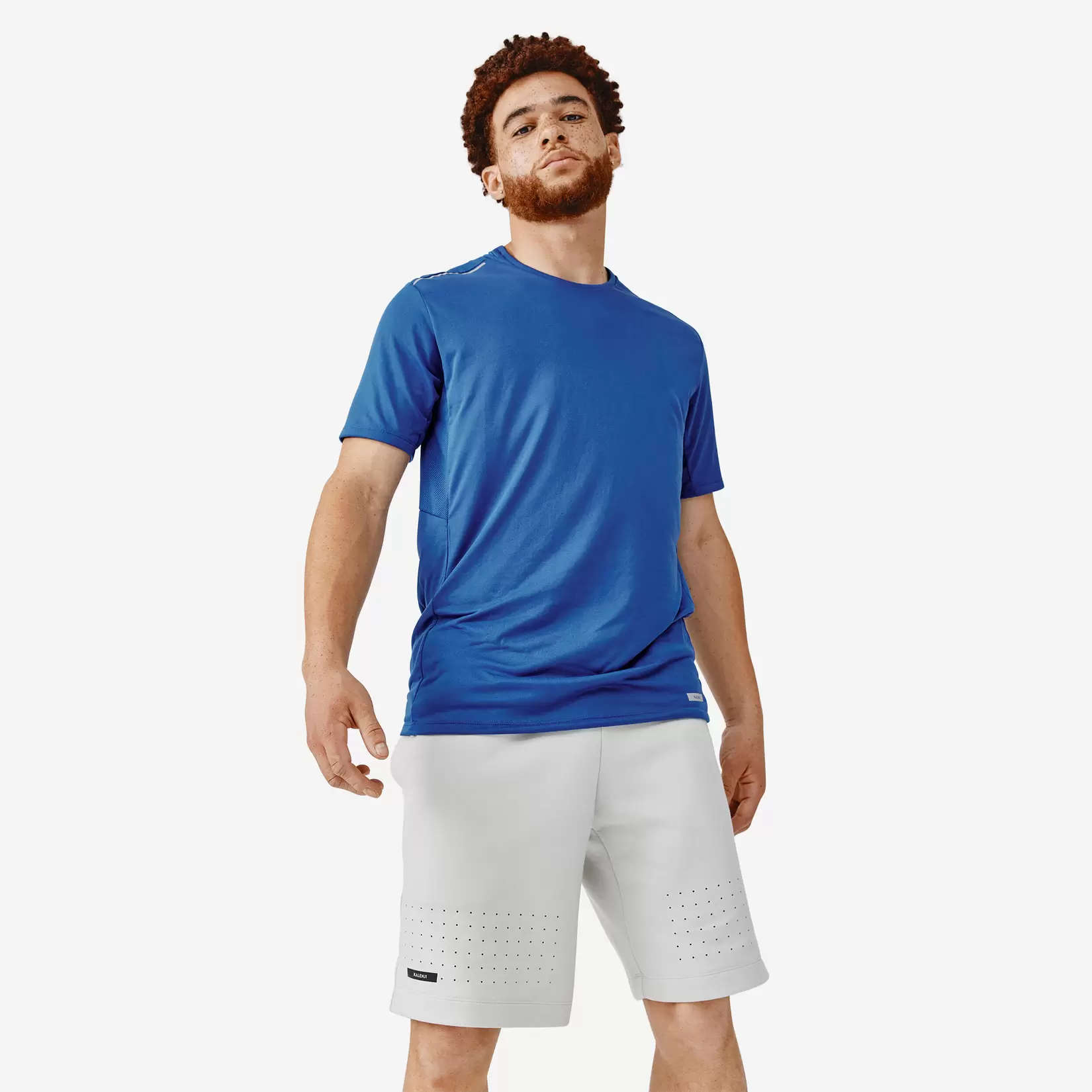 T-shirt running respirant homme - Dry+ bleu foncé offre à 99 Dh sur Decathlon