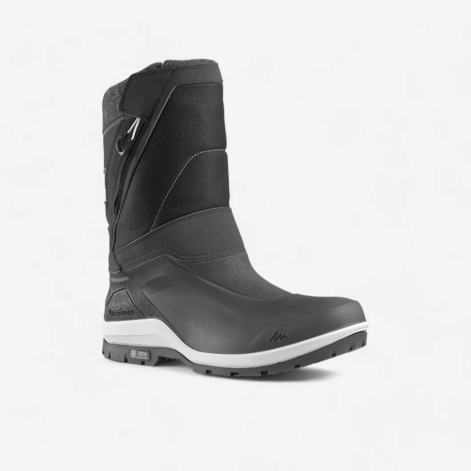 Bottes  de neige chaudes imperméables de randonnée - SH500 X-WARM -  zip homme. offre à 149 Dh sur Decathlon