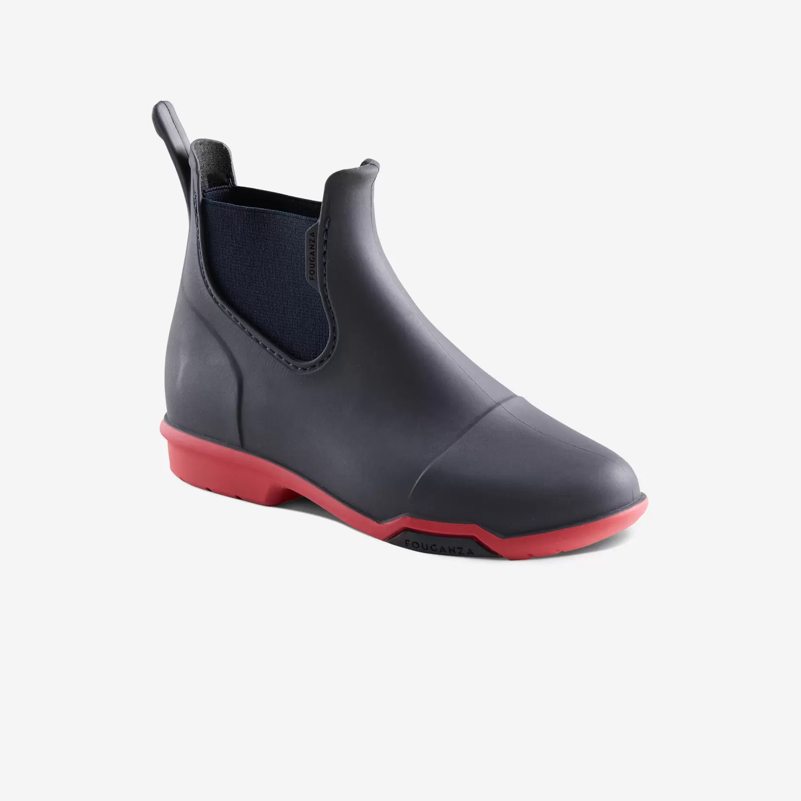 Bottes équitation Enfant - 100 marine et rose offre à 99 Dh sur Decathlon