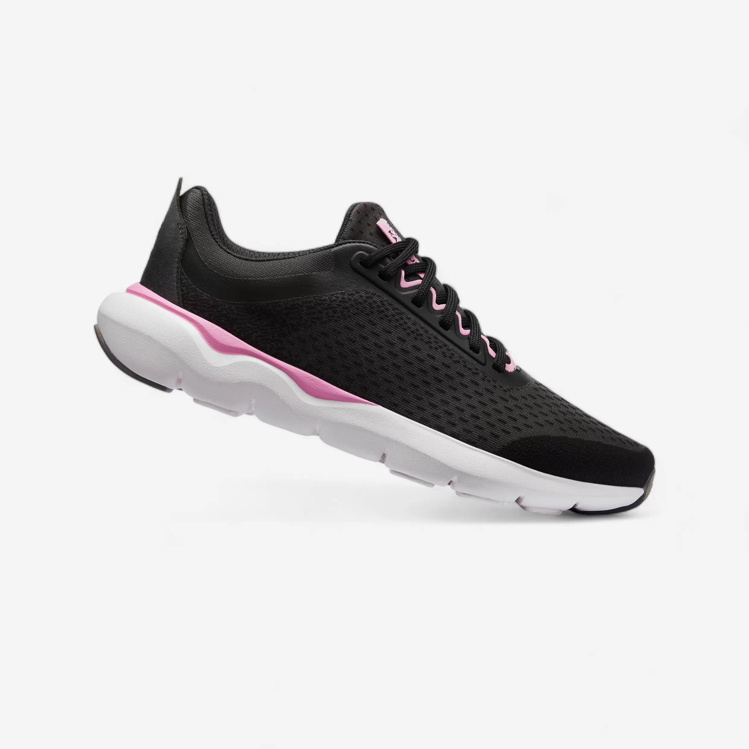 CHAUSSURES de running femme JOGFLOW 500.1 gris foncé et rose. offre à 269 Dh sur Decathlon