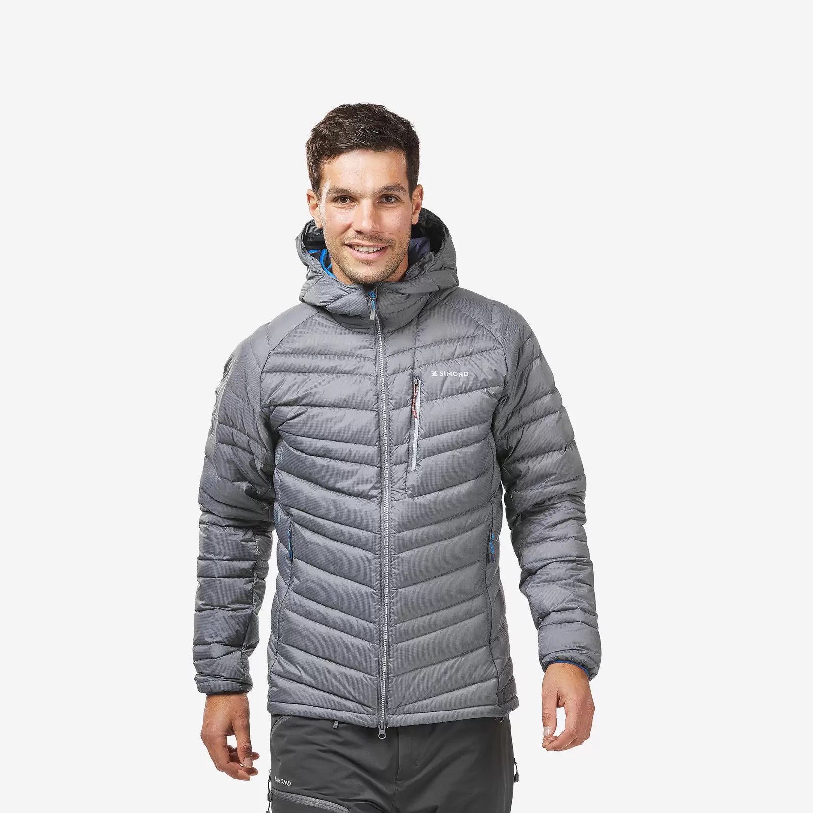 Doudoune en duvet d'alpinisme homme - ALPINISM LIGHT Grise offre à 899 Dh sur Decathlon