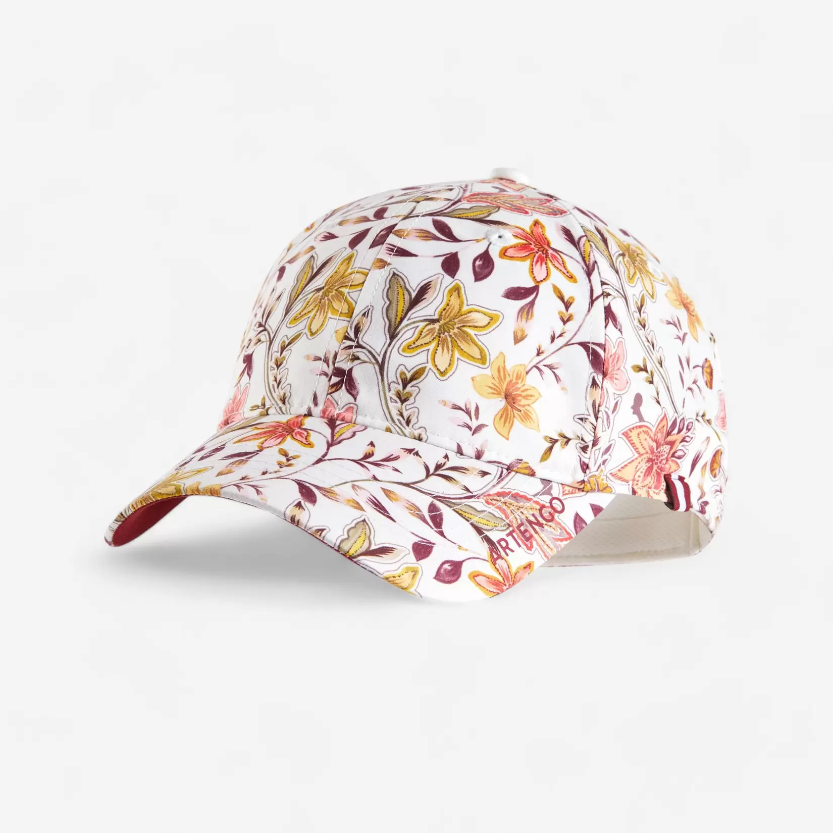 CASQUETTE ARTENGO TC 500 BEIGE MOTIFS FLEURS T56 offre à 59 Dh sur Decathlon