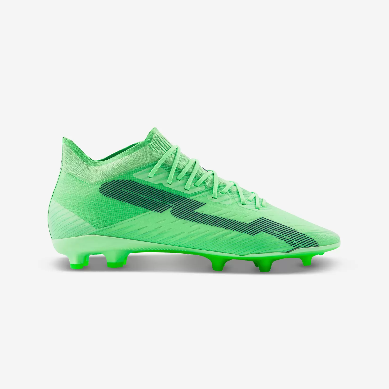 Chaussure de football adulte terrains secs CLR FG Néon Green Speed offre à 599 Dh sur Decathlon