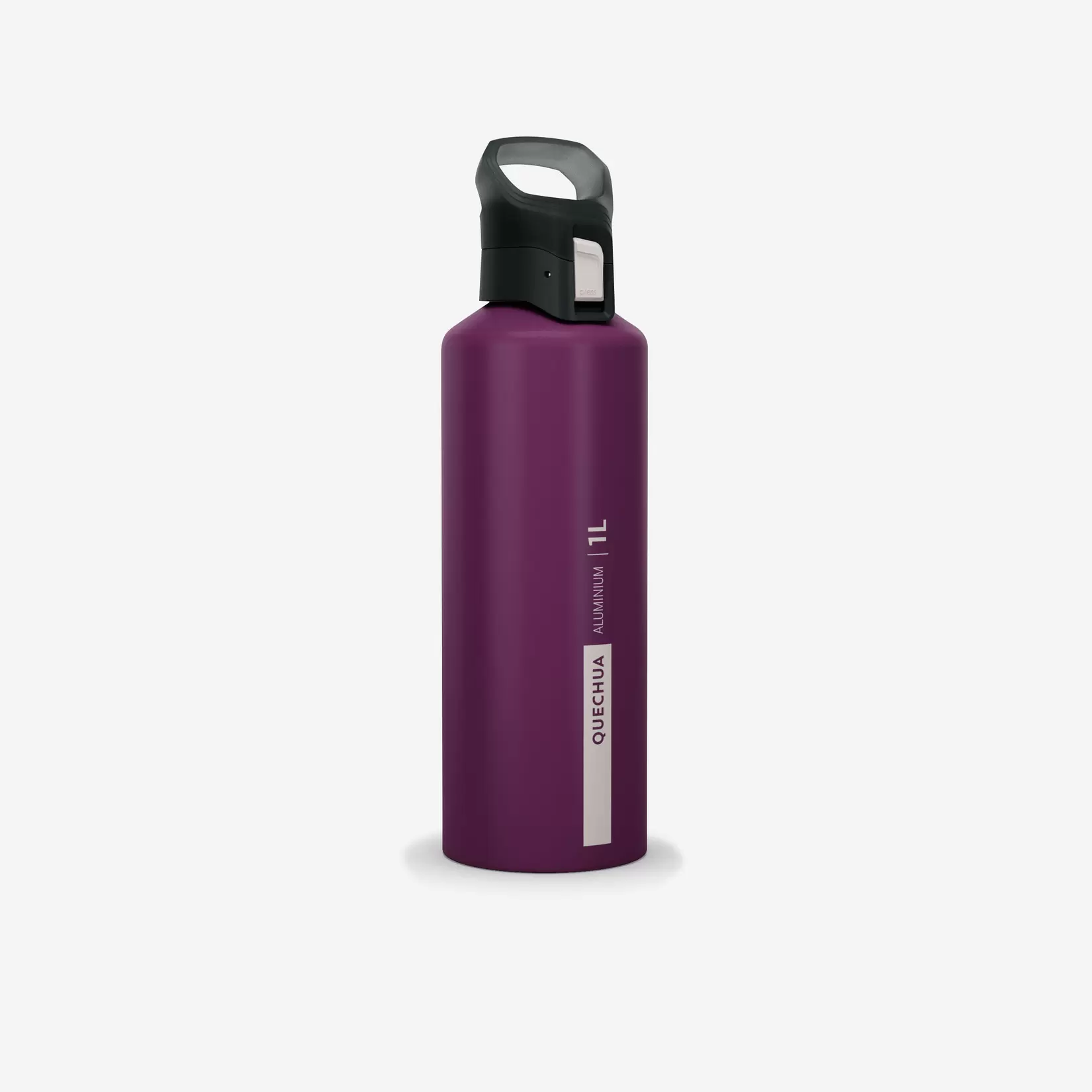 Gourde alu 1L avec bouchon à ouverture rapide pour la randonnée - violet offre à 79 Dh sur Decathlon