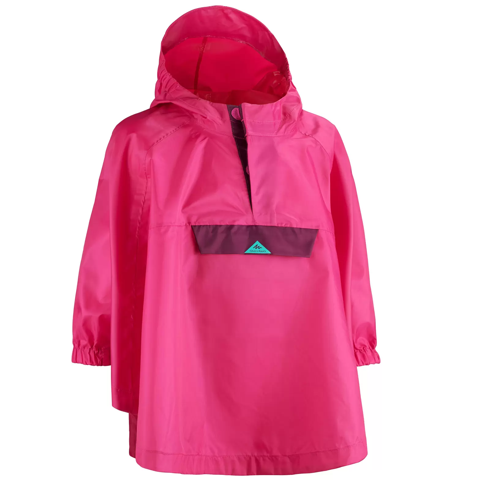 Poncho imperméable de randonnée enfant MH100 rose offre à 29 Dh sur Decathlon