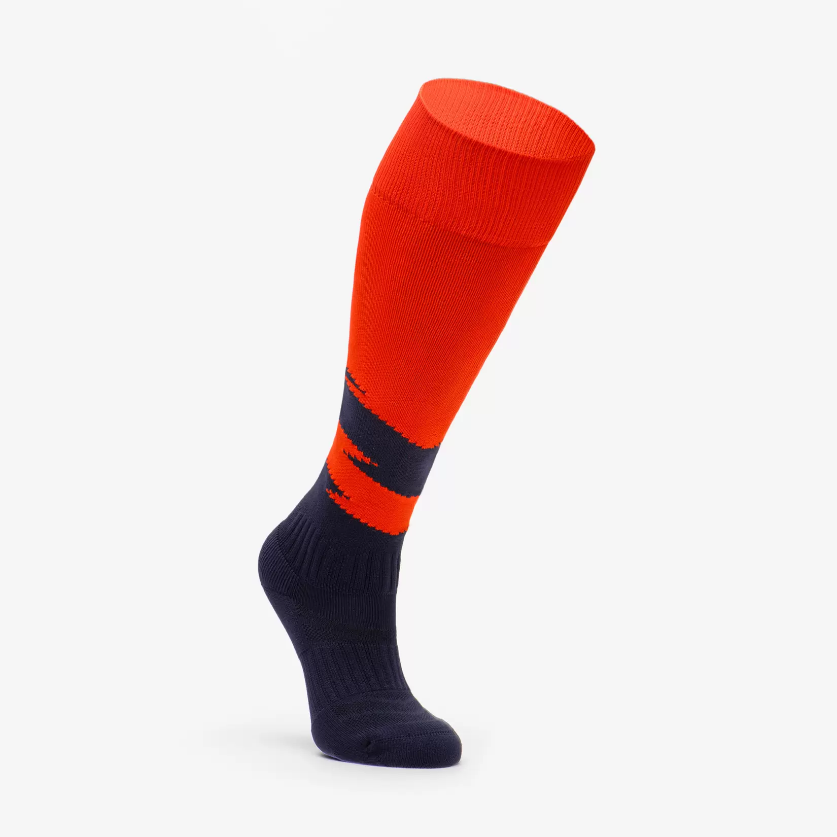 Chaussettes de football kids rouge et marine offre à 49 Dh sur Decathlon