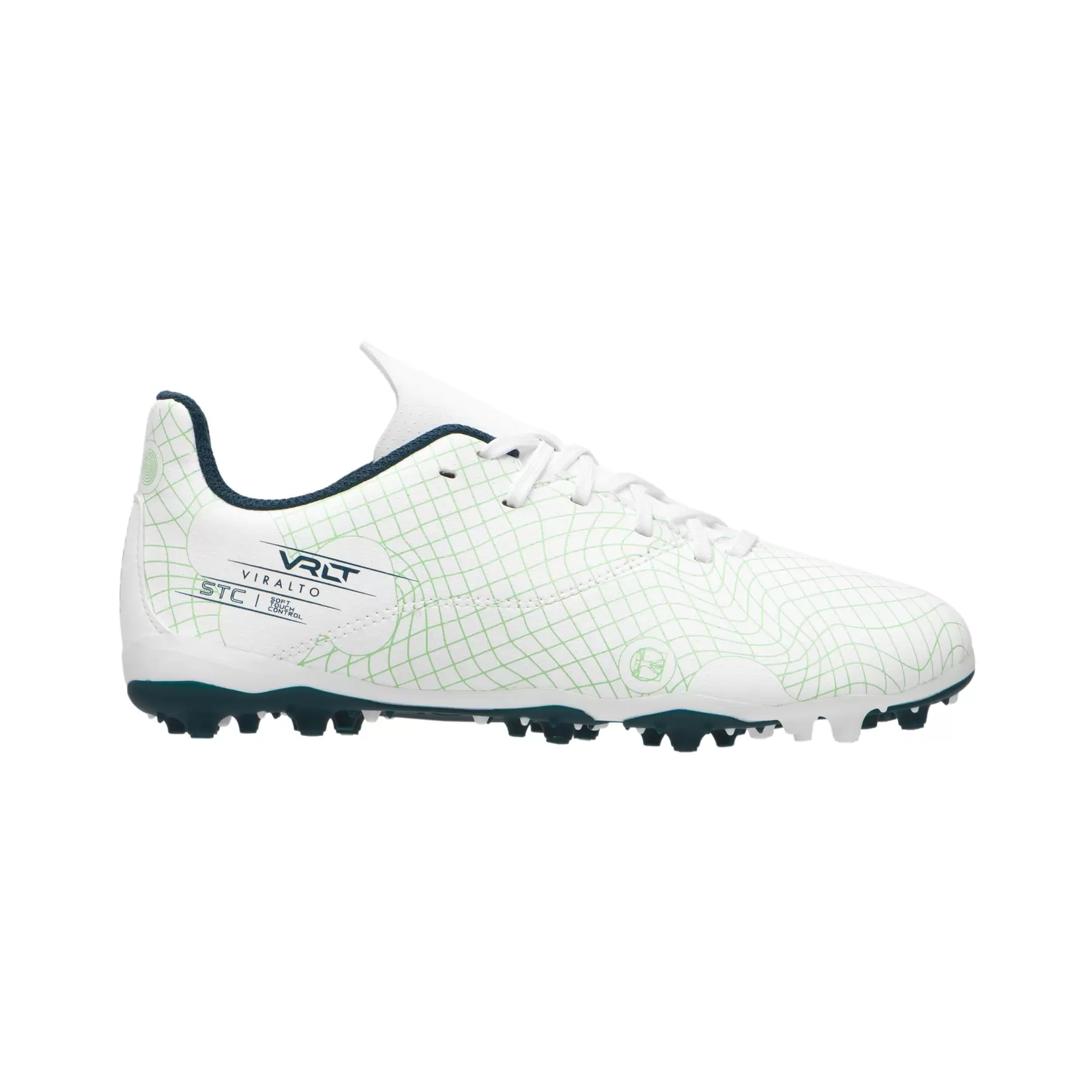 CHAUSSURES DE FOOTBALL ENFANT A LACETS VIRALTO I MG/AG ICE GREEN offre à 179 Dh sur Decathlon