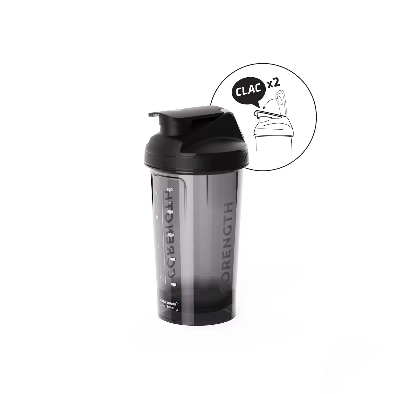 CLASSIC SHAKER 500 ml NOIR offre à 69 Dh sur Decathlon