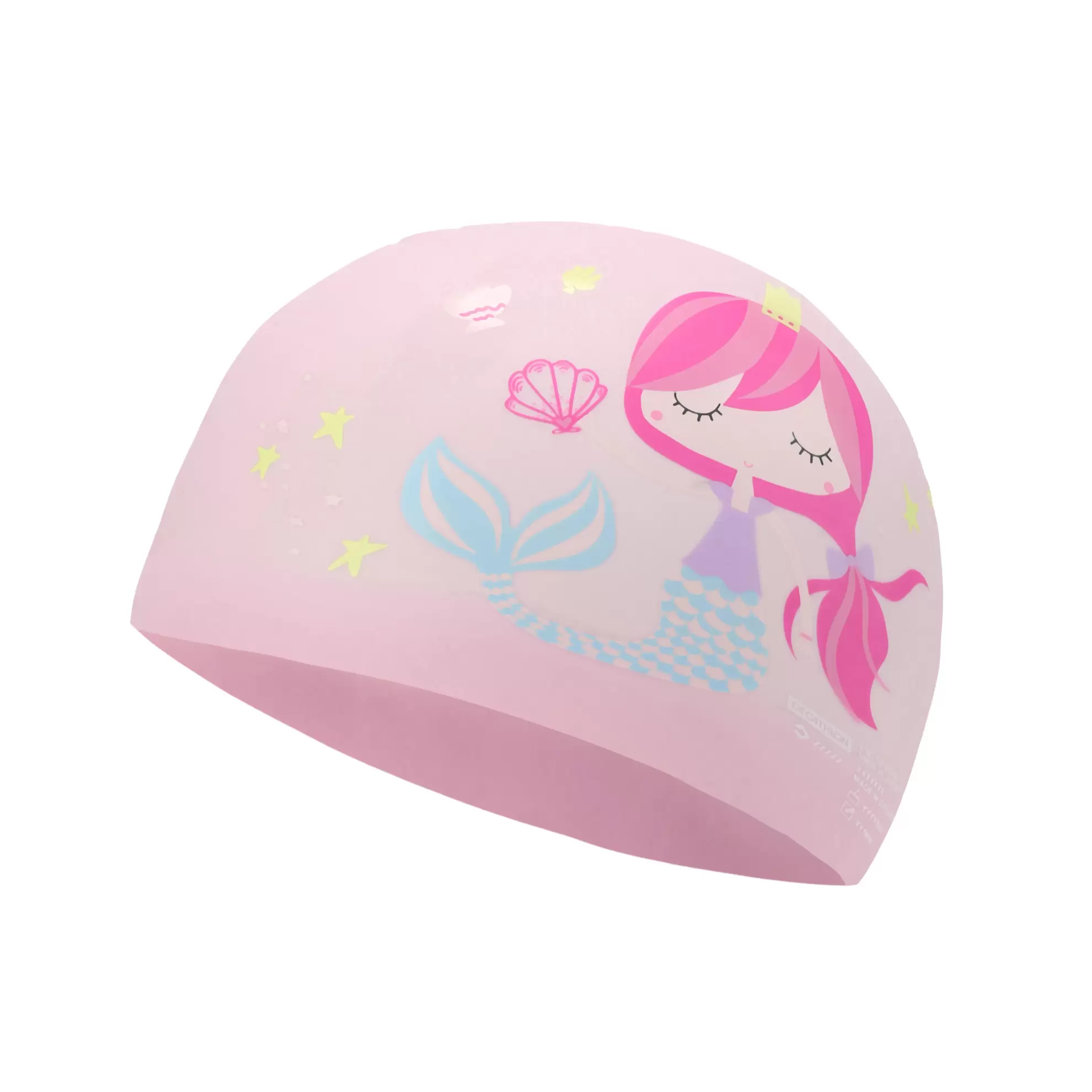 Bonnet de bain en silicone - taille unique - mermaid rose bleu offre à 45 Dh sur Decathlon