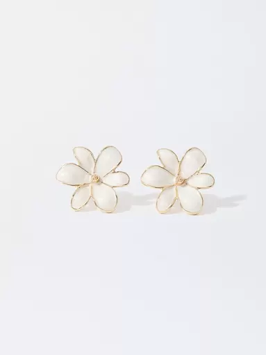 Enamel Flower Earrings  Enamel Flower Earrings offre à 89 Dh sur Parfois