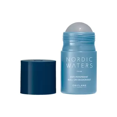 Déodorant à Bille Anti Transpirant Nordic Waters pour Lui offre à 29 Dh sur Oriflame