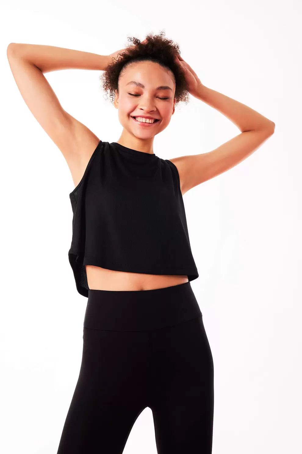 Débardeur Crop Top Slogan Col Rond Defacto Fit offre à 79 Dh sur Defacto