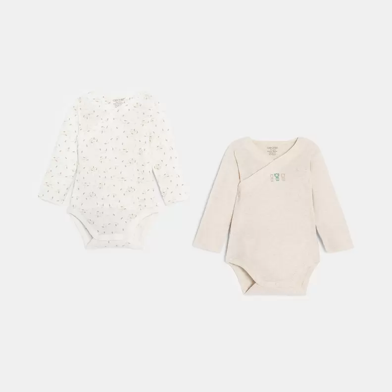 Body évolutif rose naissance (lot de 2) offre à 229 Dh sur Okaidi