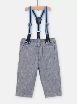 Pantalon cérémonie à bretelles pour bébé garçon offre à 19,99 Dh sur Du Pareil au Même