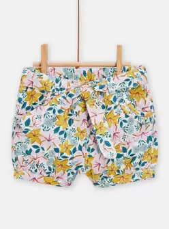 Short imprimé fleuri bébé fille offre à 12,99 Dh sur Du Pareil au Même