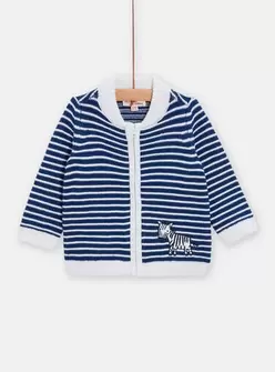 Gilet à rayures marine pour bébé garçon offre à 19,99 Dh sur Du Pareil au Même