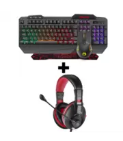 Combo Gaming avec Pack  Marvo CM306 et Casque Gamer Stéréo MARVO H8321S offre à 429 Dh sur My Way