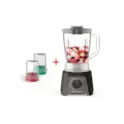 BLENDER MOULINEX 1,5L 450W NOIR 2V 2ACC BOL GRATUIT offre à 499 Dh sur Electrobousfiha