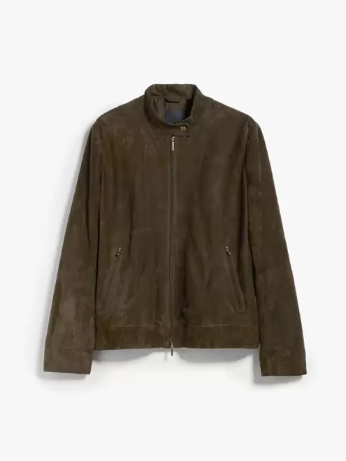 Suede biker jacket offre à 850 Dh sur MaxMara