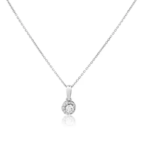 Pendentif marguerite Excellence Or gris 750/1000 & Diamants offre à 11800 Dh sur Excellence