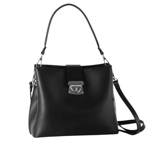 Sac Excellence en Cuir de veau Italien noir offre à 2180 Dh sur Excellence