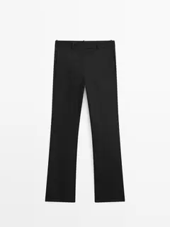 Pantalon flare 100 % laine offre à 1399 Dh sur Massimo Dutti