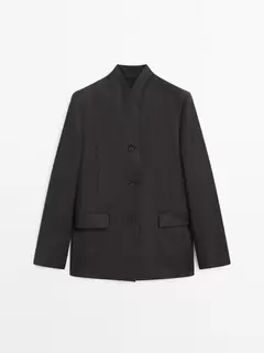 Blazer léger 100 % laine offre à 3399 Dh sur Massimo Dutti