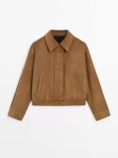 Veste bomber en velours côtelé de coton offre à 2199 Dh sur Massimo Dutti