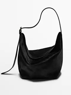 Sac en cuir réglable offre à 4799 Dh sur Massimo Dutti