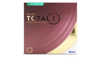 Lentilles de contact Dailies Total 1 for Astigmatism Boîte de 90 Alcon offre à 113,9 Dh sur Lynx Optique