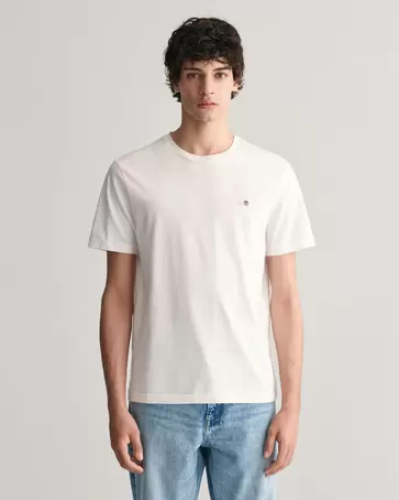 T-shirt regular fit Shield offre à 50 Dh sur GANT