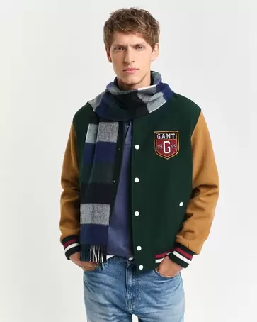 Foulard en laine mérinos à carreaux offre à 85 Dh sur GANT