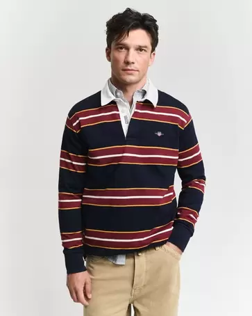 Heavy Rugger à rayures multicolores teintes en fil offre à 150 Dh sur GANT