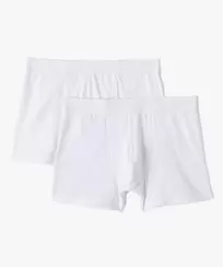 Boxer uni en coton extensible homme (lot de 2) offre à 2,99 Dh sur GÉMO