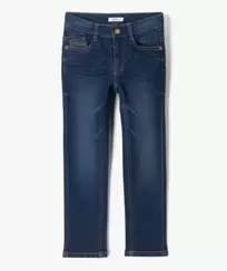 Jean garçon coupe slim 5 poches offre à 9,09 Dh sur GÉMO