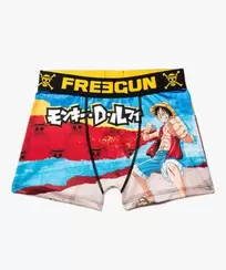 Boxer fluide avec motif One Piece garçon - Freegun offre à 6,99 Dh sur GÉMO