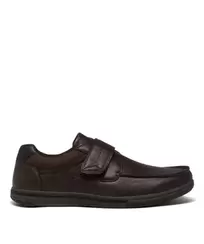 Chaussures bateau à scratch unies homme offre à 34,99 Dh sur GÉMO