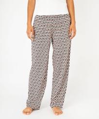 Bas de pyjama large en viscose imprimée femme offre à 12,59 Dh sur GÉMO