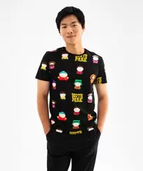 Tee-shirt manches courtes imprimé homme - South Park offre à 11,89 Dh sur GÉMO