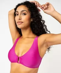 Haut de maillot de bain triangle avec mousse amovibles femme offre à 7 Dh sur GÉMO